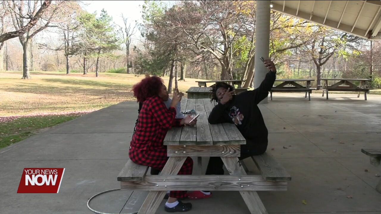 Faurot park visitors enjoy one of the last nice days of the year